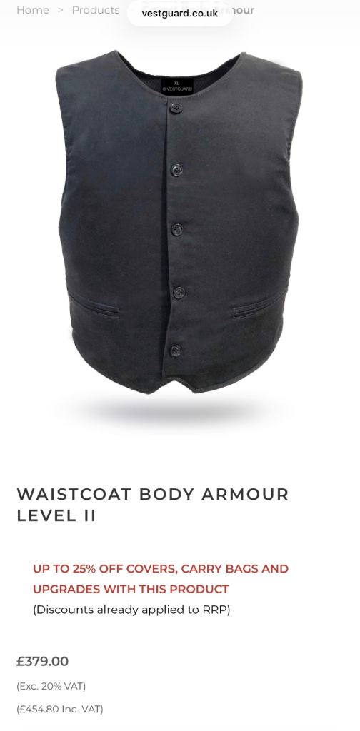 Bulletproof vest 