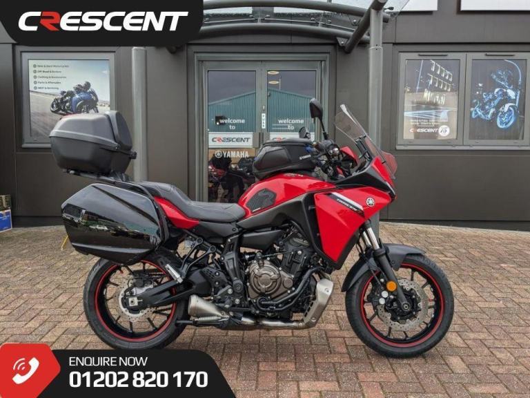 YAMAHA TRACER 7 GT 2021 - 3PC LUGGAGE - HEATED GRIPS - MEGA SPEC - 1 OWNER - FSH