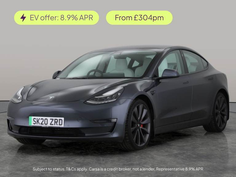 2020 Tesla Model 3 (Dual Motor) Performance Saloon 4dr Electric Auto 4WDE (Performance Upgrade Sa...