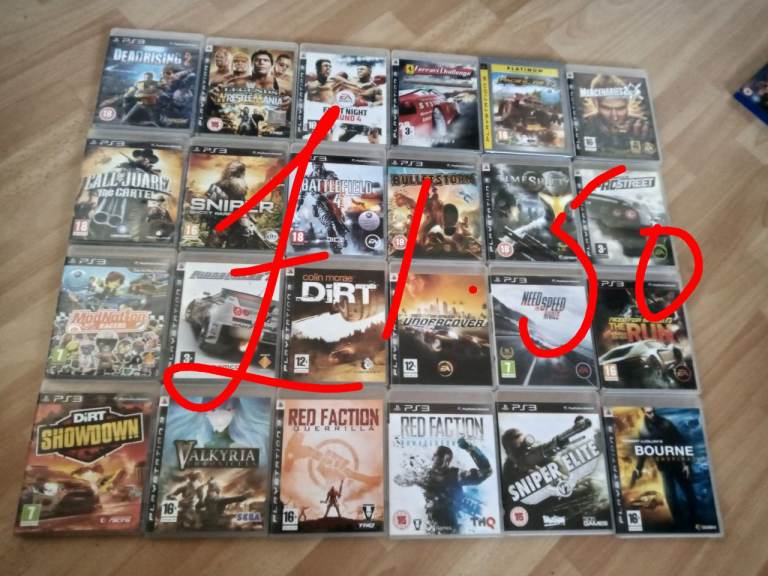 Selection of PS3 games 