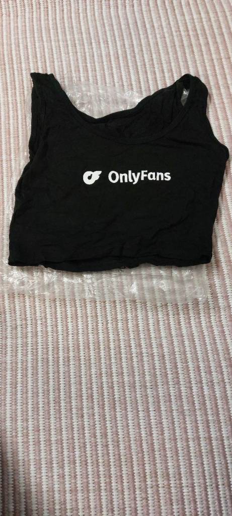 Only fans black ladies vest top one size