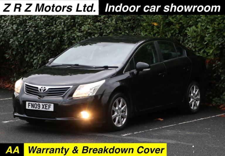 2009 Toyota Avensis 1.8 V-Matic TR Euro 4 4dr SALOON Petrol Manual