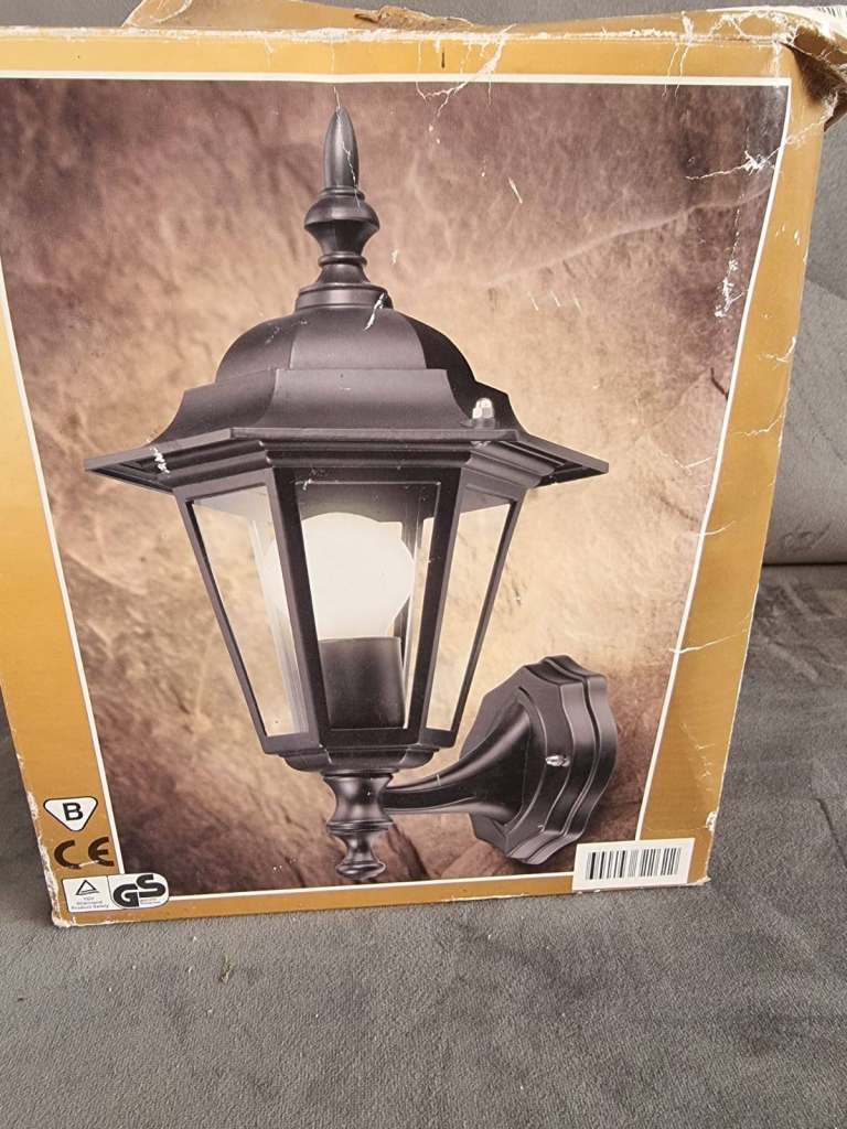  Black Outdoor Wall Light – Up & Down Installation