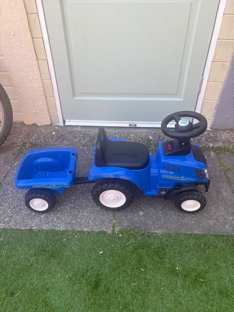 Childrens tractor and trailer