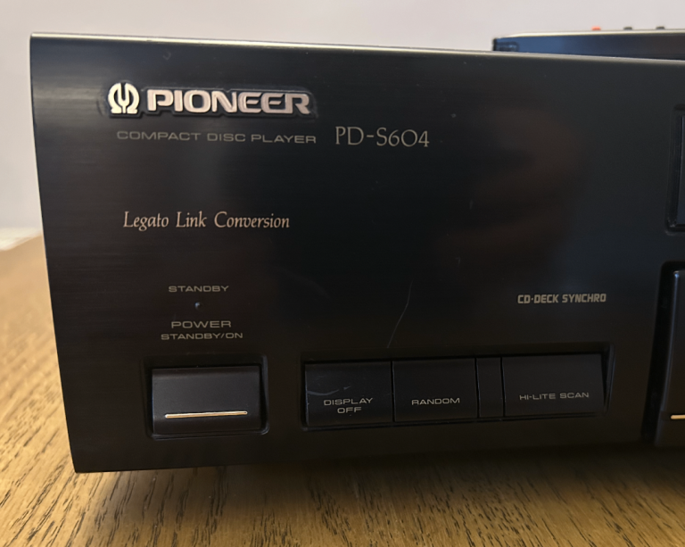 Pioneer PD-S604 Compact Disc Player