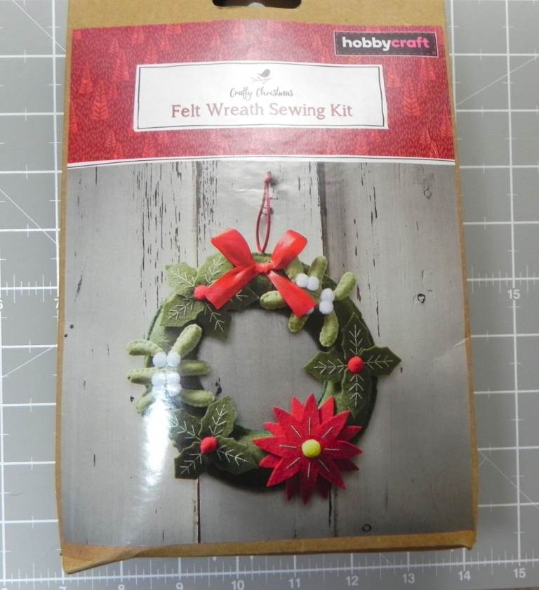 image for Felt Wreath Sewing Kit. Hobbycraft