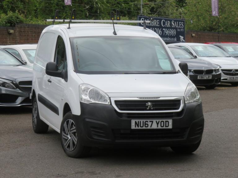 2017 Peugeot Partner 850 1.6 BlueHDi 100 Professional Nav Van ULEZ PANEL VAN Diesel Manual