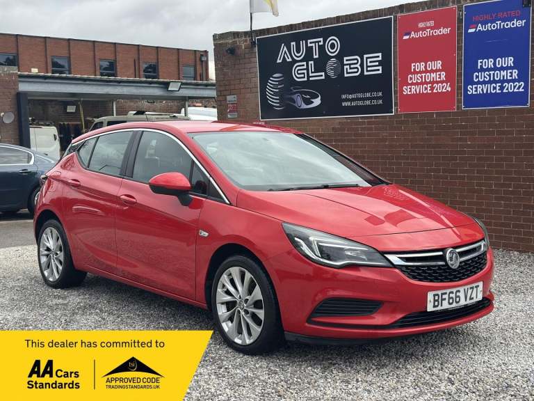 2016 Vauxhall Astra 1.4i Turbo Design Euro 6 5dr HATCHBACK Petrol Manual