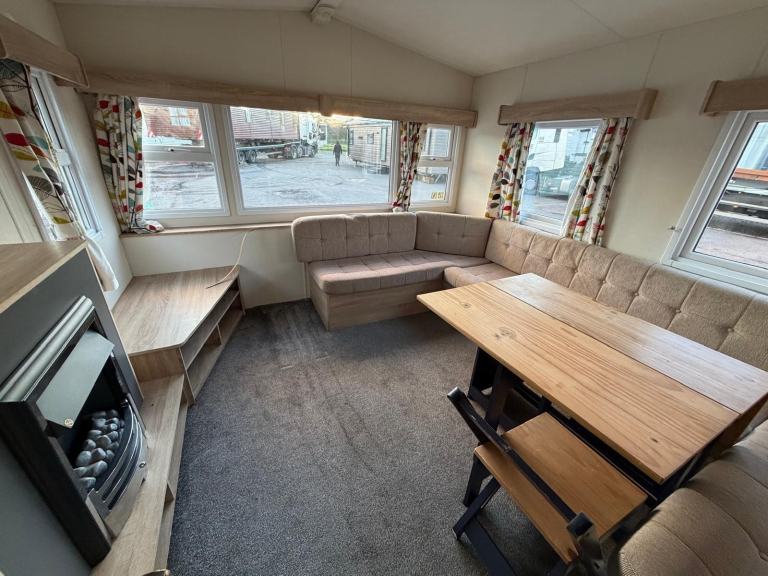 DOUBLE GLAZED 28X10 STATIC CARAVAN OFF SITE TEN 10FT WIDE 2 BEDROOM READY NOW