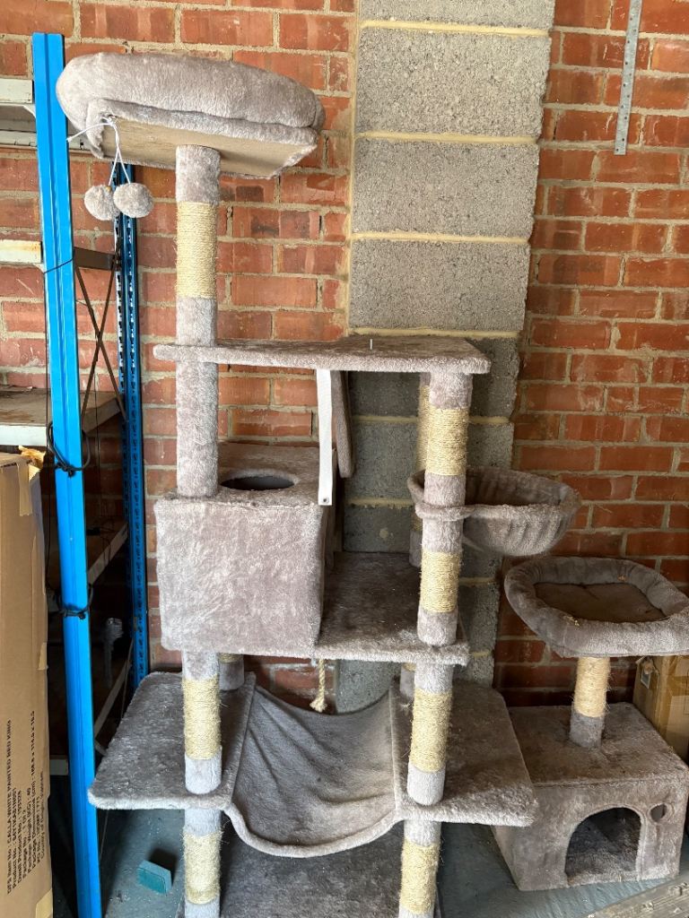 Large inside Cat Tree / activity Tower.  & small cat tower