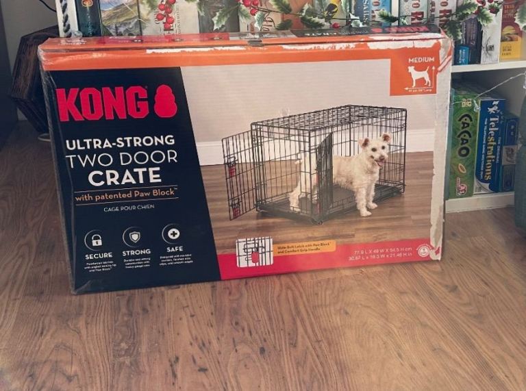 Kong two door dog crate 