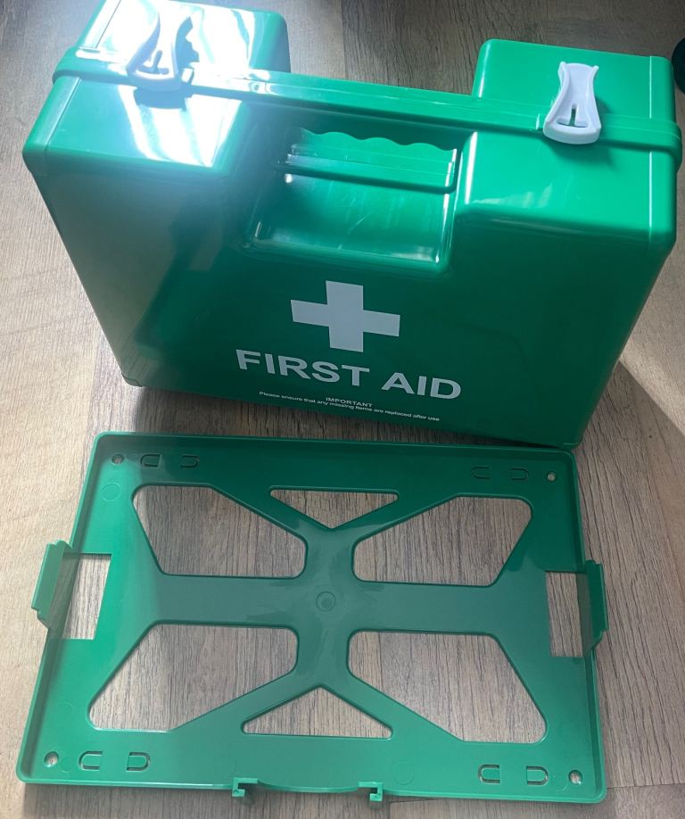 Green First Aid Box with Wall Mount - Good Condition | in Sutton ...
