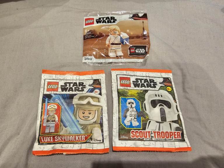 Genuine Lego Starwars Bags x 3