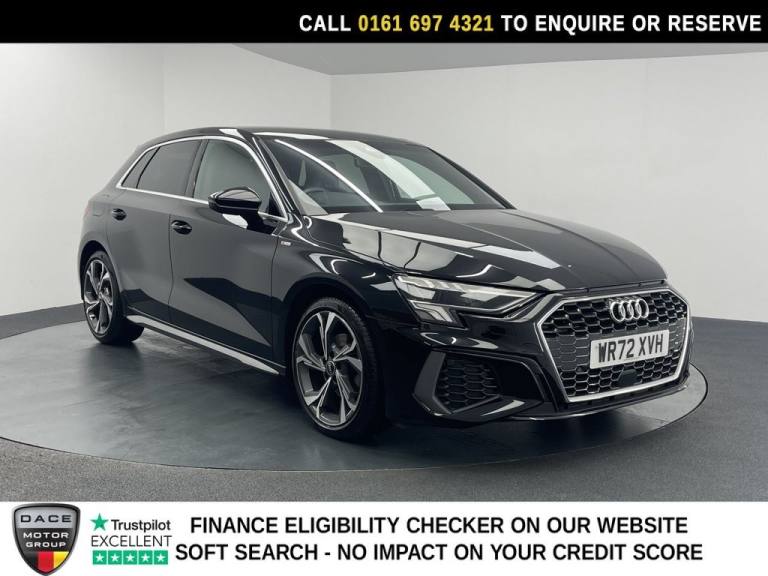 2023 Audi A3 1.0 TFSI 30 S line Sportback 5dr Petrol Manual Euro 6 (s/s) (110 ps) Hatchback Petro...