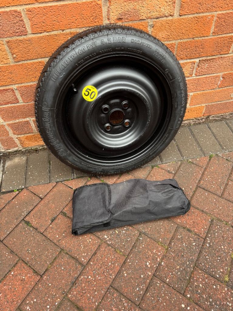 Toyota aygo spacesaver wheel with jack and socket 