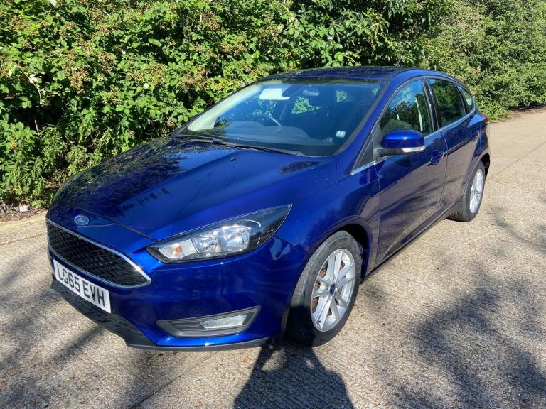 2015 Ford Focus 1.5 TDCi Zetec 5dr Blue 36k Miles Years MOT Warranty £20 Road Tax HATCHBACK Diese...