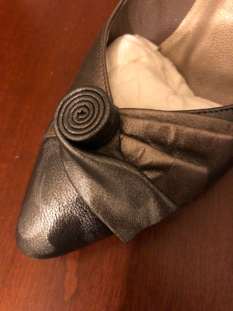 image for Italian leather stunning design size 4 high heel excellent condition , sole shows hardly used