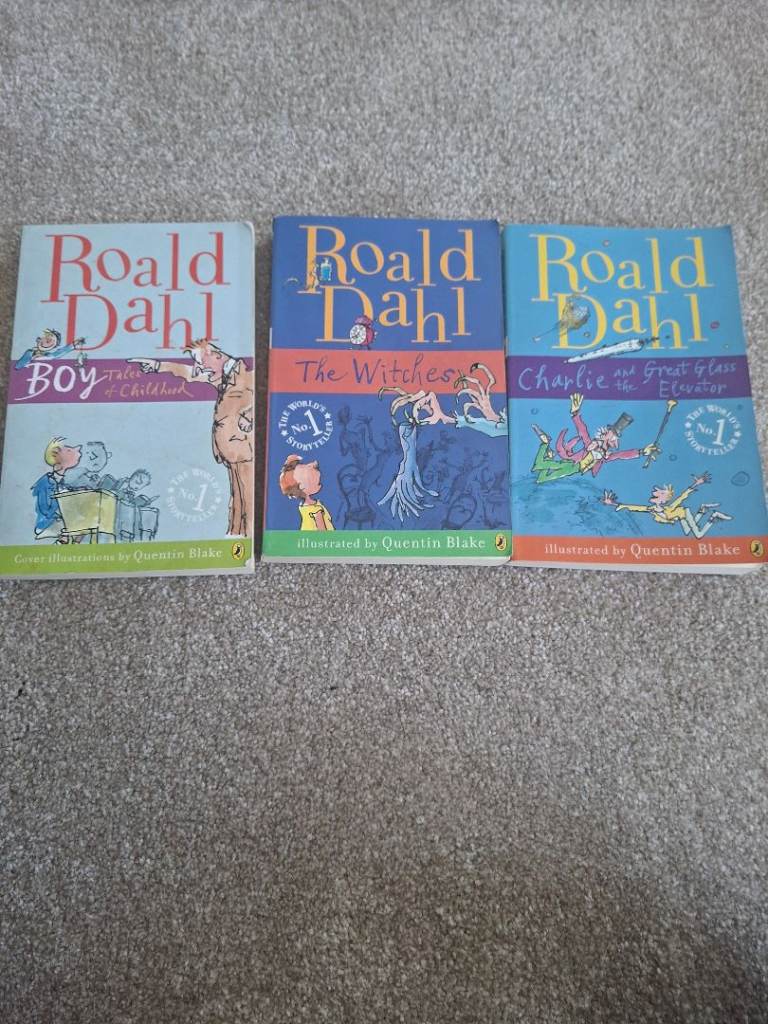 3 x Roal Dahl books
