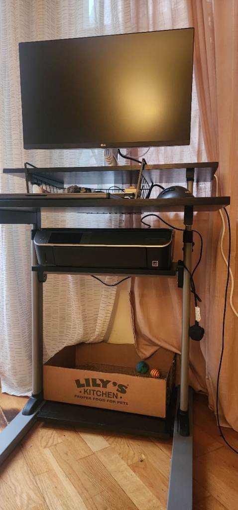 image for Solid Wood Adjustable desk 