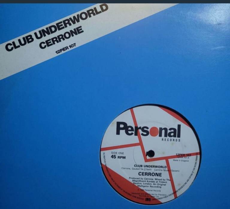 Cerrone - Club Underworld (12") Excellent Condition r1/1