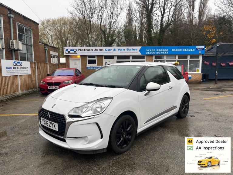 2016 DS DS 3 1.2 PureTech Chic Hatchback 3dr Petrol Manual Euro 6 (82 ps)