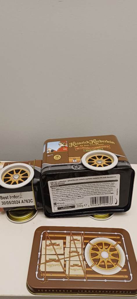 Christmas Musical Chocolate  Tin Empty