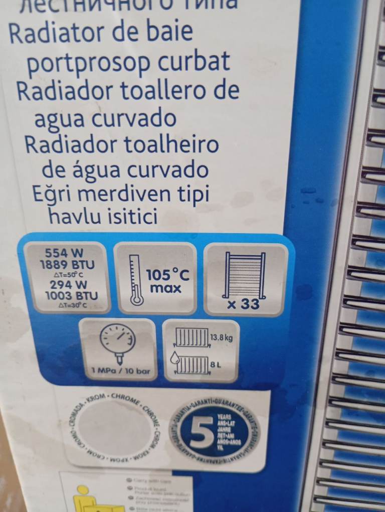 Chrome Ladder Radiator 