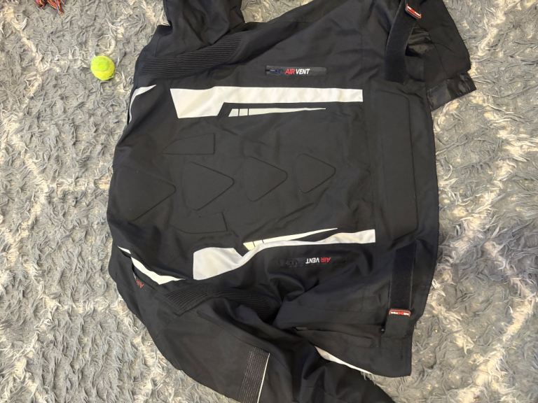 Black RexTex Motorcycle Racer Jacket
