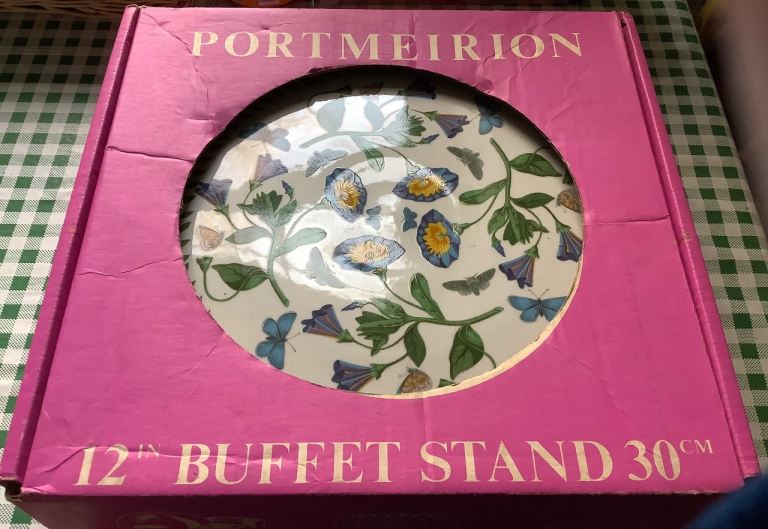 Portmeirion Botanic Garden Convolvulus 12” Buffet Cake stand
