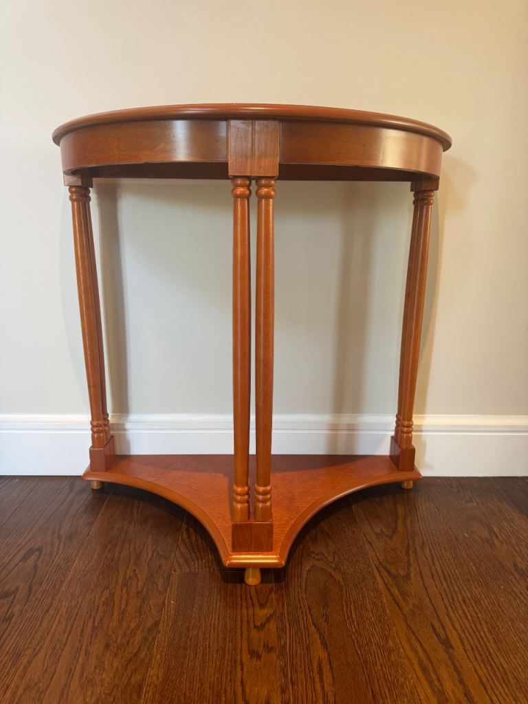 Half Moon Console Table – Good Condition