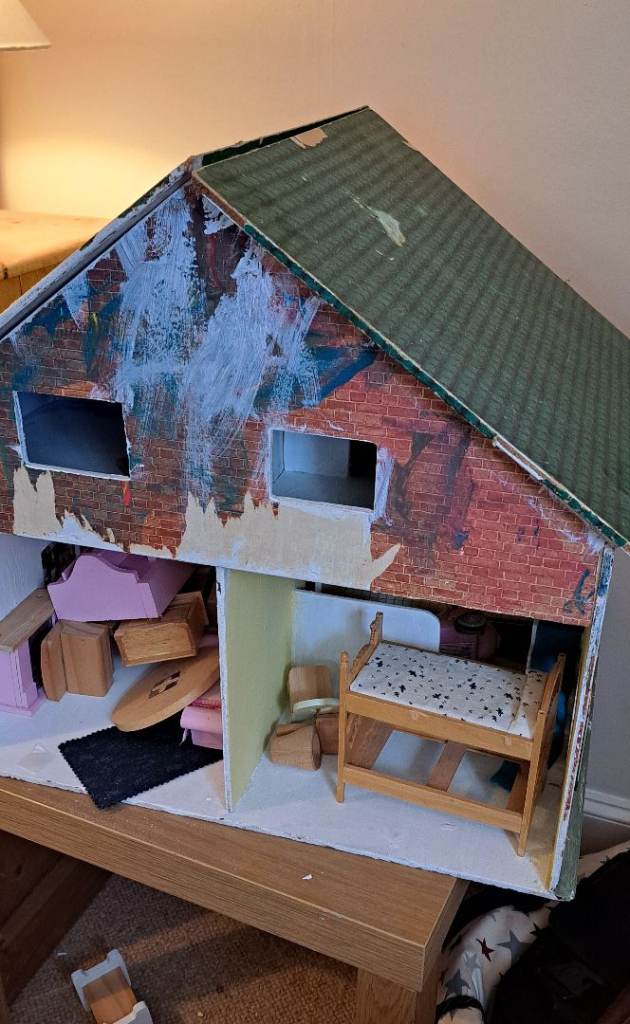 Wooden dolls house 