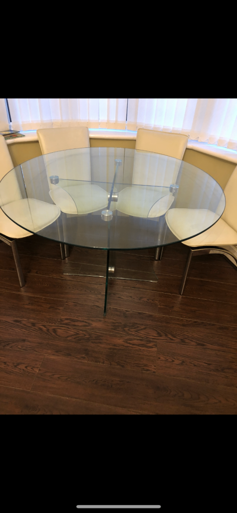 Dining table with chairs