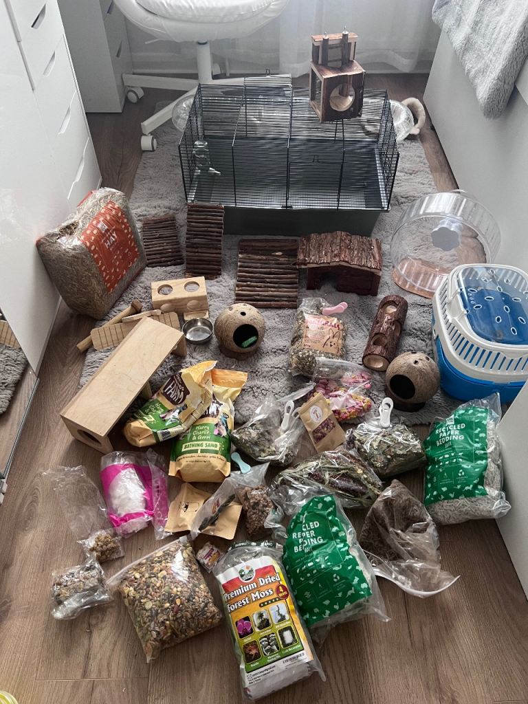 Hamster Cage & Full Setup for Sale 