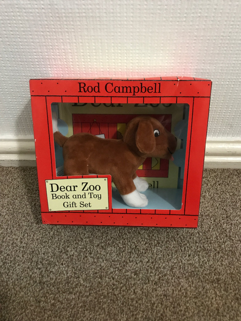 Can deliver New Boxed book toy gift set Dear Zoo by Rod Campbell soft puppy dog world book day