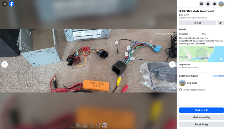  Xtrons double din Dab/cd/dvd head unit with built in gps 