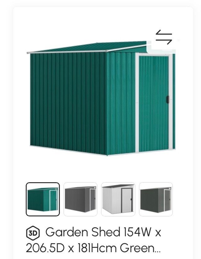 Outsunny Metal garden Shed brand new in box