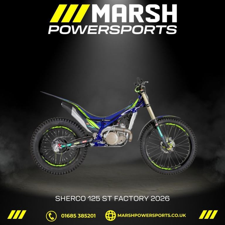 Sherco ST 125 Trial 2026 - Sherco Main Dealer - Reserve NOW!