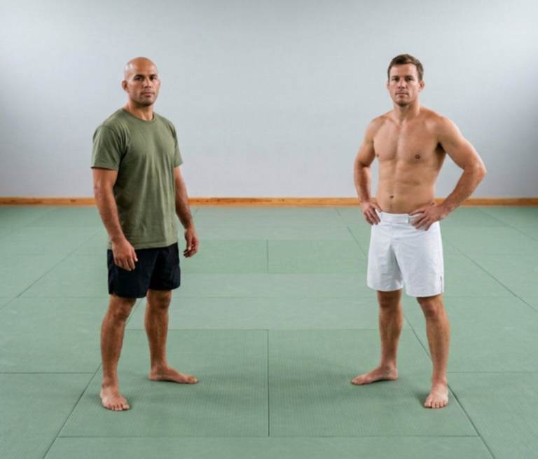 Submission wrestling, grappling or No-Gi Brazilian Jiu-Jitsu (BJJ) training buddy
