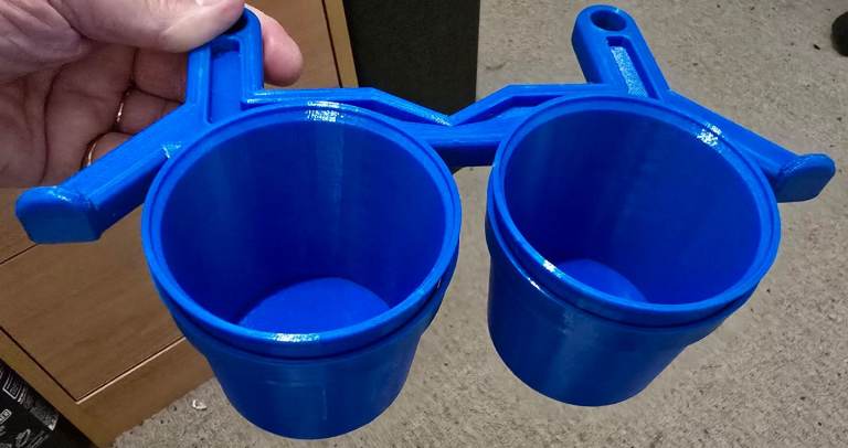 VW Headrest cup and cup holder 