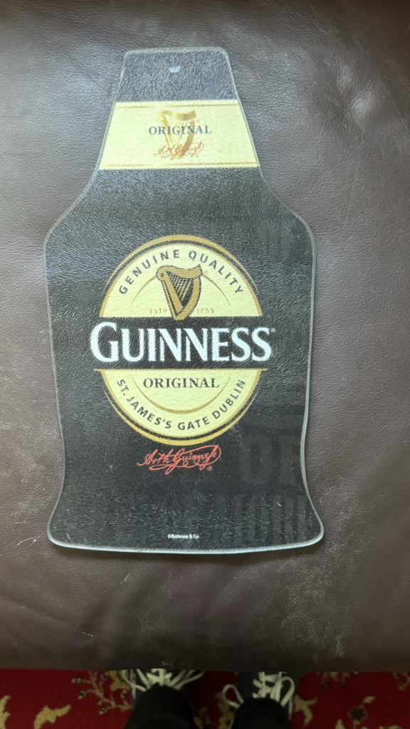 Guinness glass chopping board