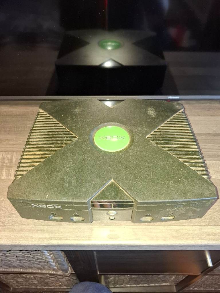 Original Xbox Console – Fair Condition, Green
