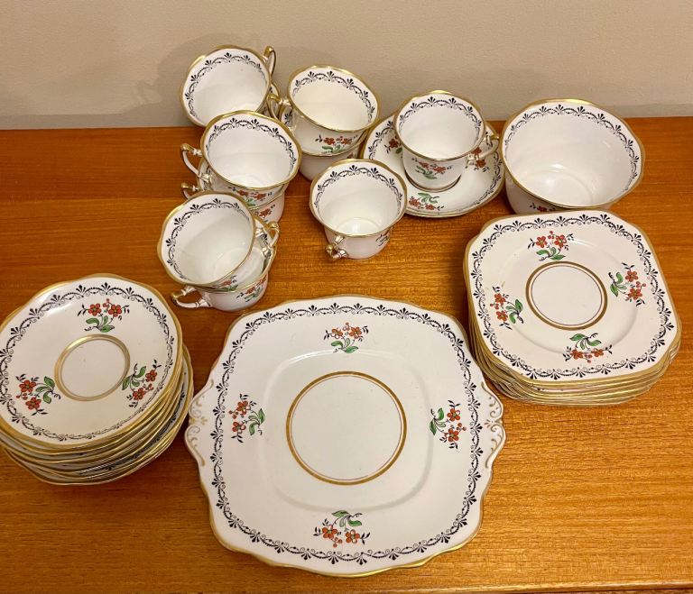 Two vintage tea sets