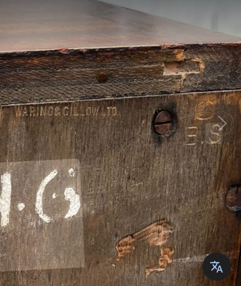 Waring & Gillow chest of drawers (delivery available)