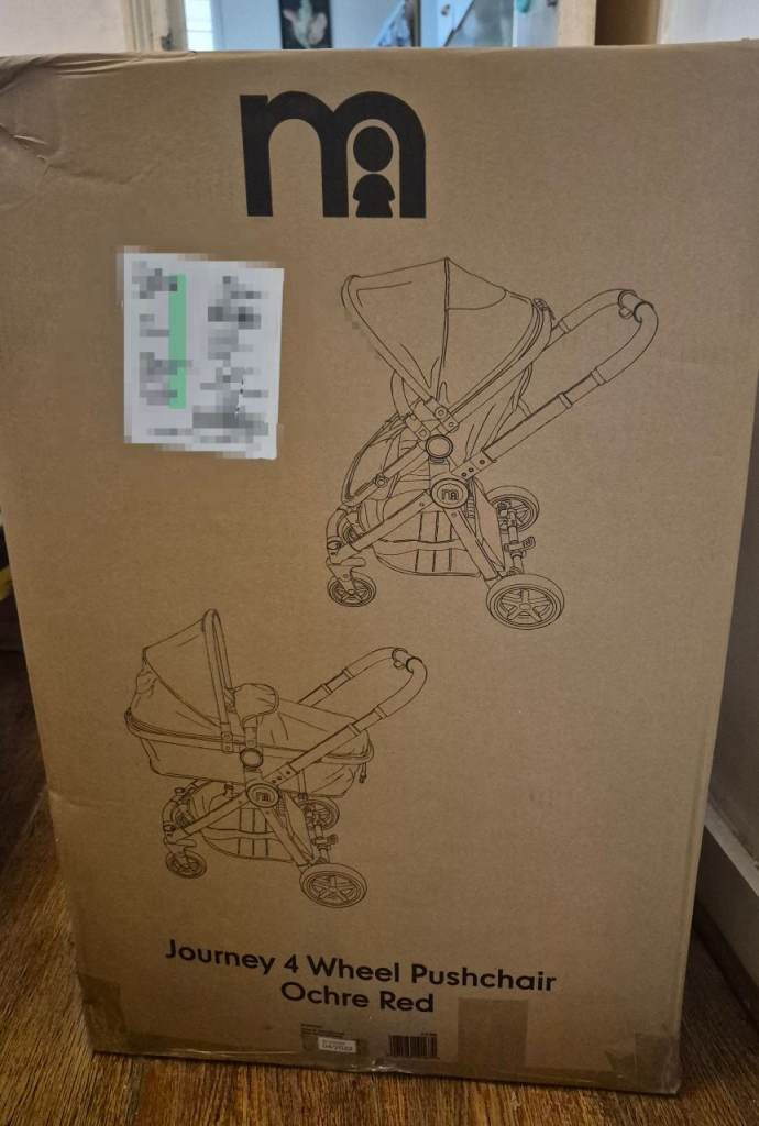 Brand New Mothercare Journey 4-wheel baby travel system NEW