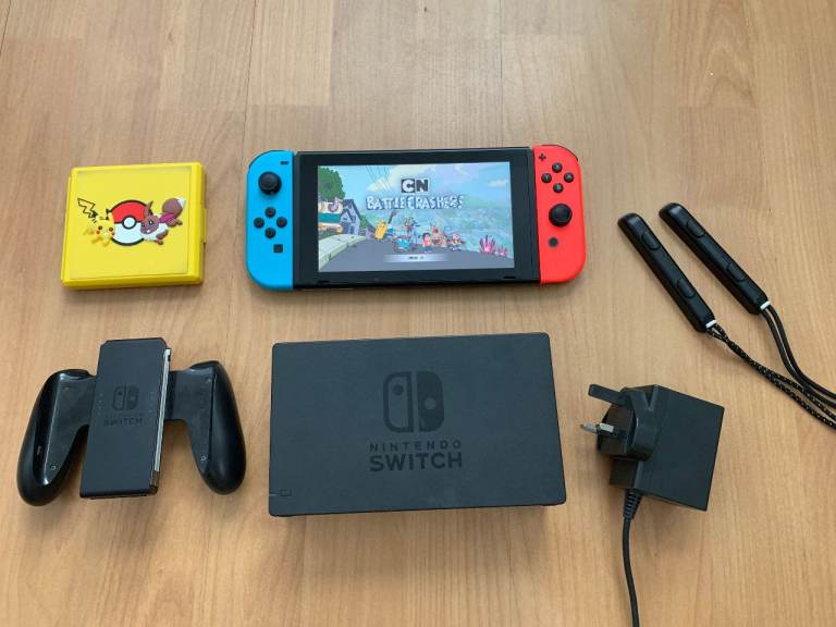 Nintendo Switch Console Neon