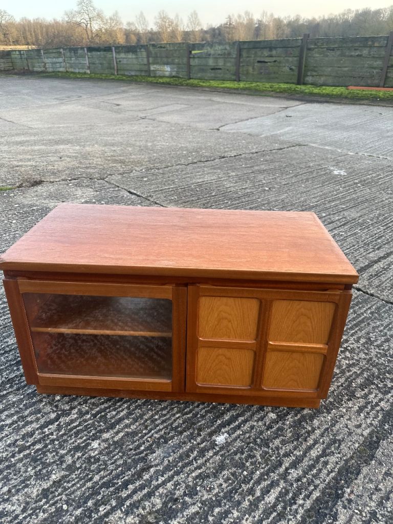 Vintage retro nathan G plan TV cabinet sideboard storage unit  mid century modern 