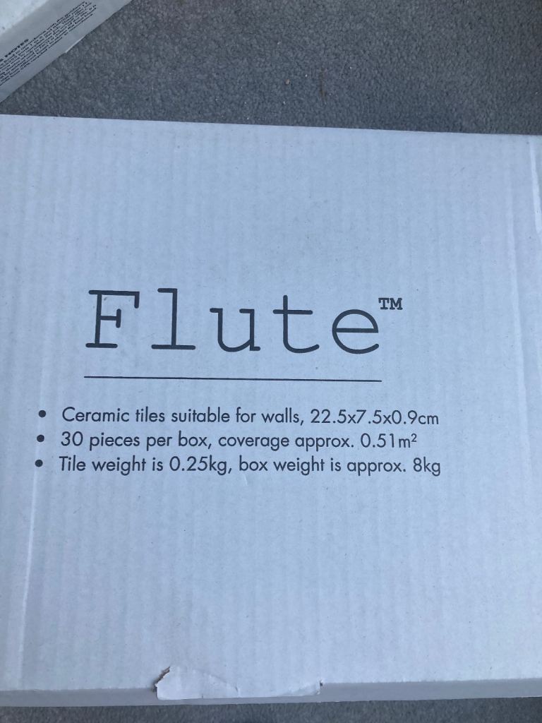 Topps Tiles Flute Tiles