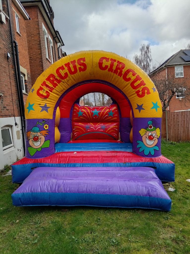 Circus Clown Bouncy Castle for sale - Good Condition, Great Fun!