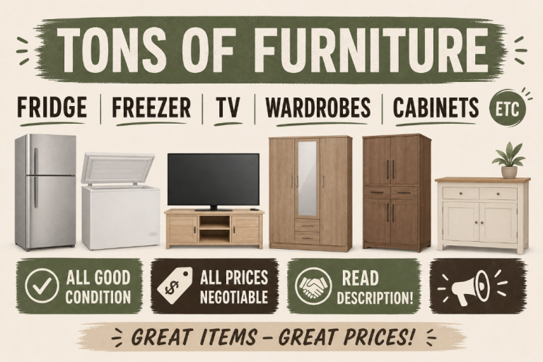 Furnishings For Sale read description ALL PRICES NEGOTIABLE!