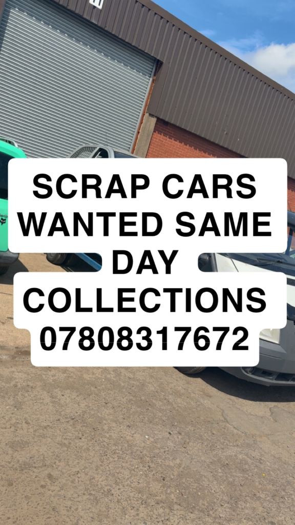 SCRAP CARS WANTED SAME DAY COLLECTIONS